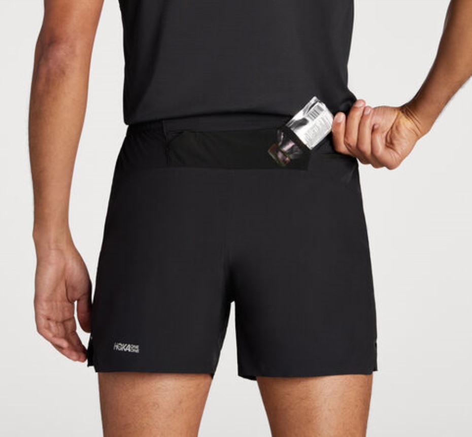 Glide 5\'\' Rövid Hoka Fekete Fehér Ironman Piros