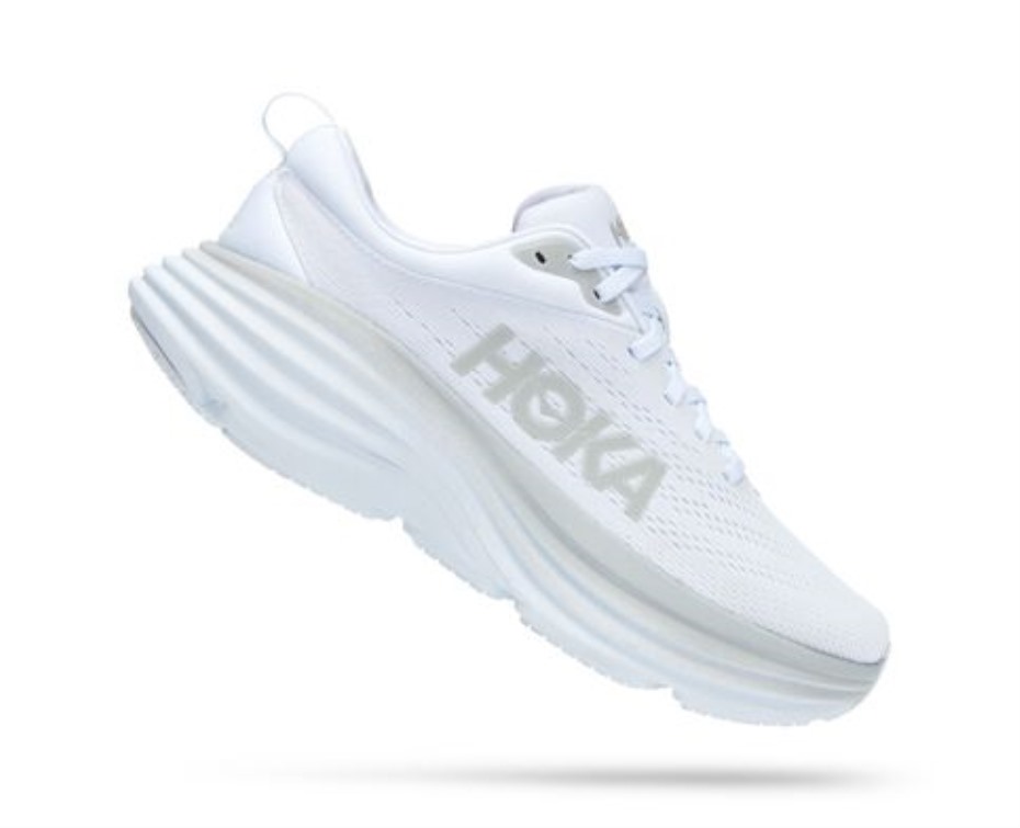 Hoka Bondi 8 White