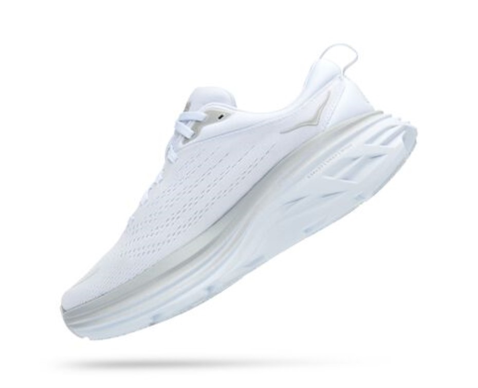 Hoka Bondi 8 White