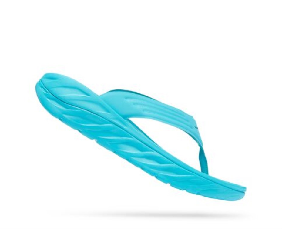 Ora Recovery Flip Hoka Scuba Blue Bellwether Blue