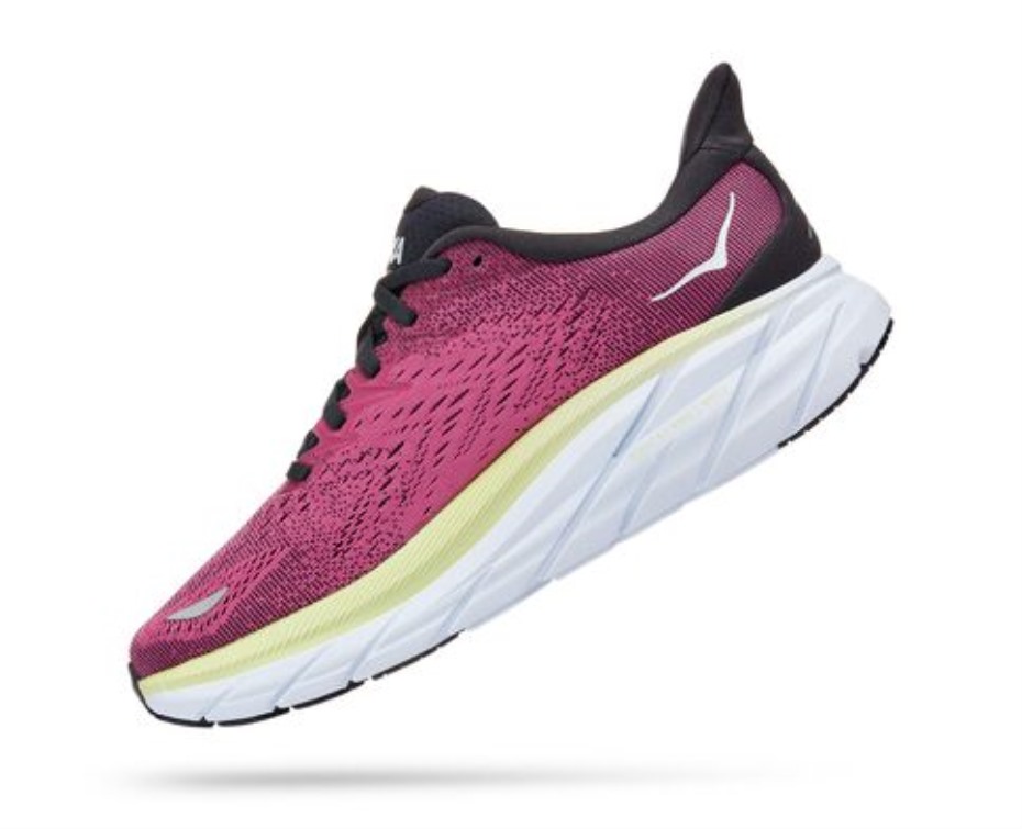 Clifton 8 Hoka Blue Grafit Ibis Rose