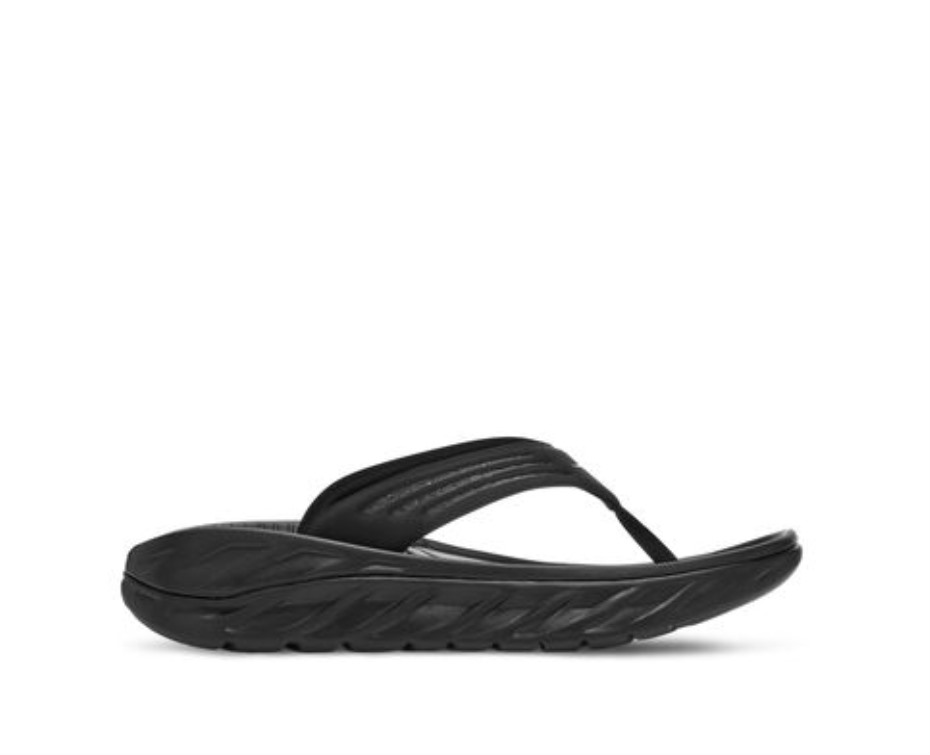 Hoka Ora Recovery Flip Fekete Sötét Sirály Szürke