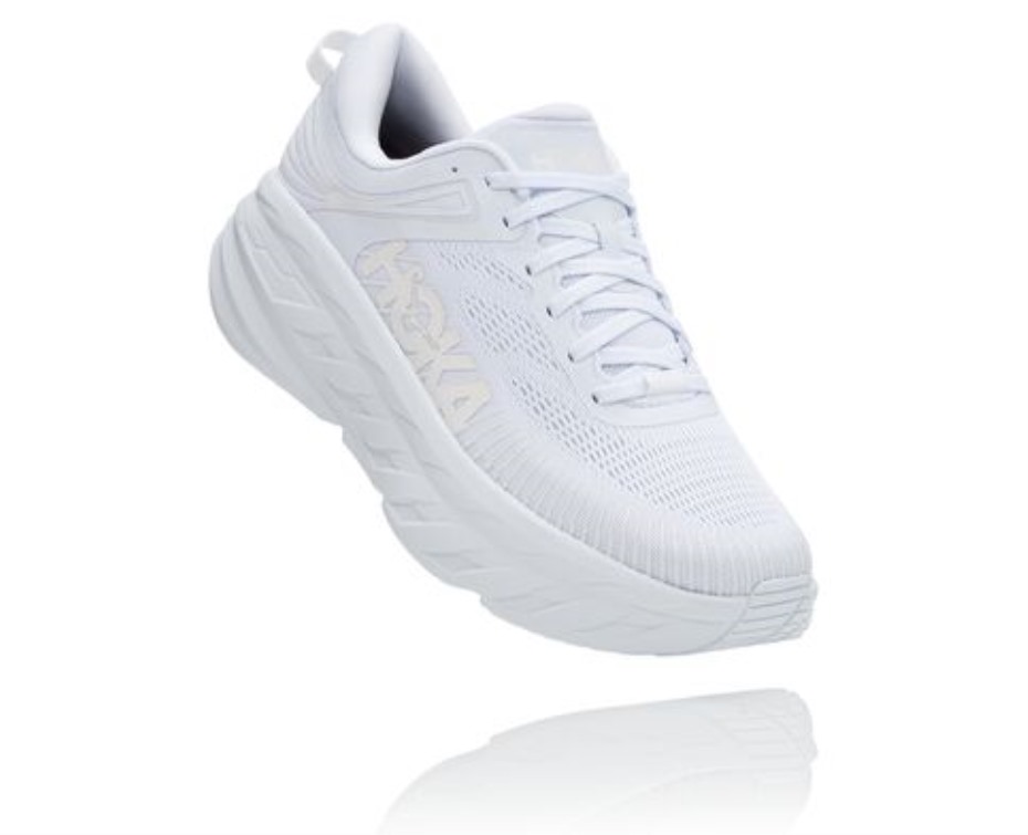 Hoka Bondi 7 White