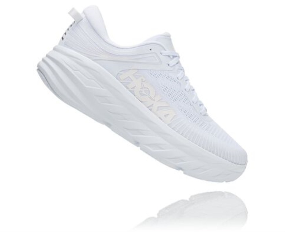 Hoka Bondi 7 White
