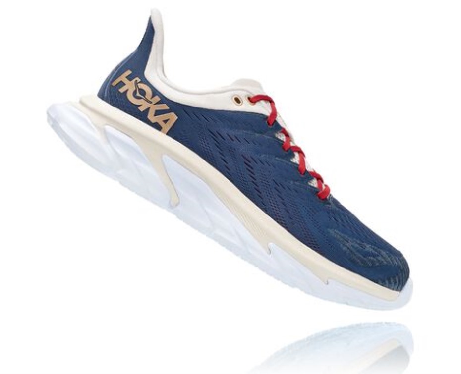 Hoka Clifton él Vintage Indigó Tofu