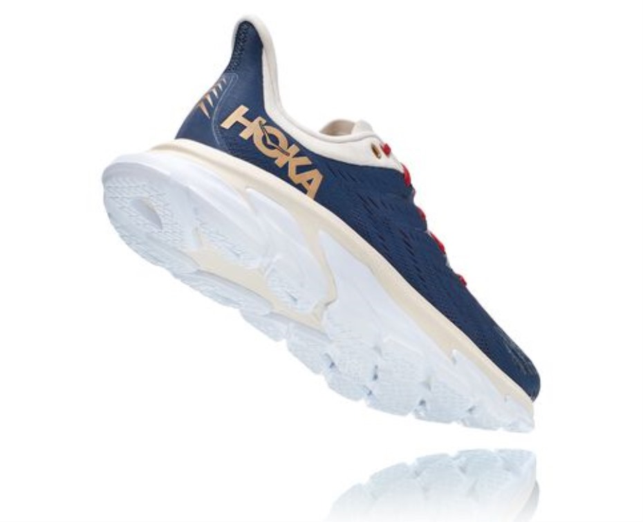 Hoka Clifton él Vintage Indigó Tofu