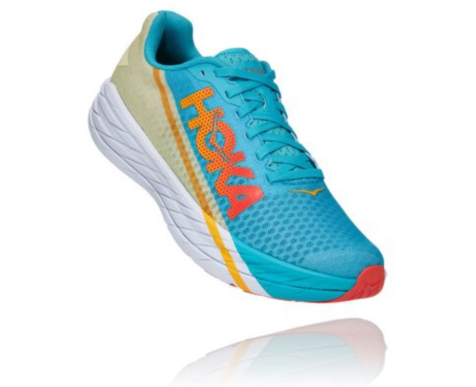 Rakéta X Hoka Scuba Blue Luminary Green