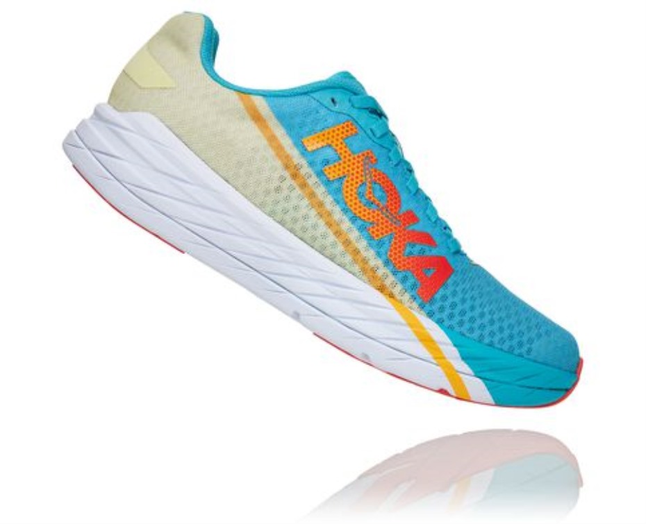 Rakéta X Hoka Scuba Blue Luminary Green