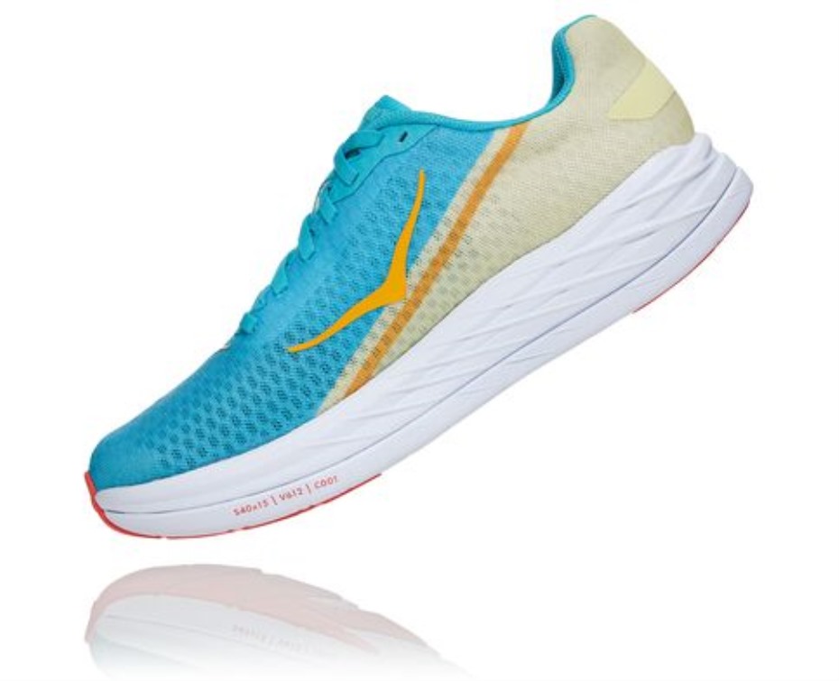 Rakéta X Hoka Scuba Blue Luminary Green