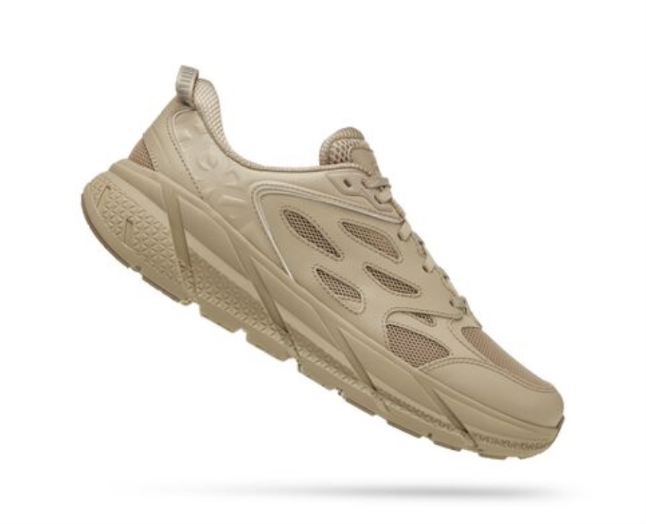 Hoka Clifton L Oxford Tan Dune