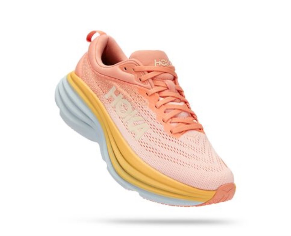 Bondi 8 Hoka Shell Korall Barack Parfé