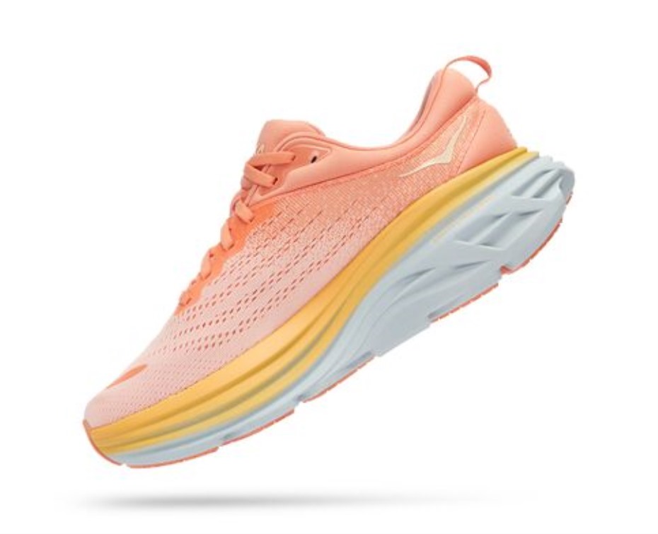 Bondi 8 Hoka Shell Korall Barack Parfé