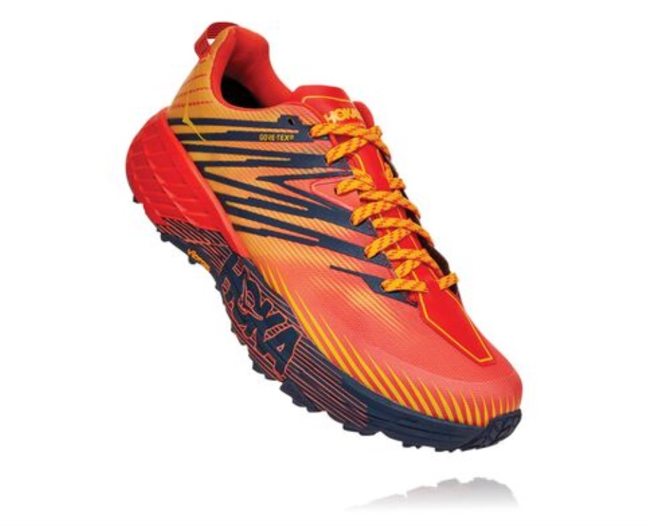 Hoka Speedgoat 4 Gtx Mandarin Vörös Arany Fúziós