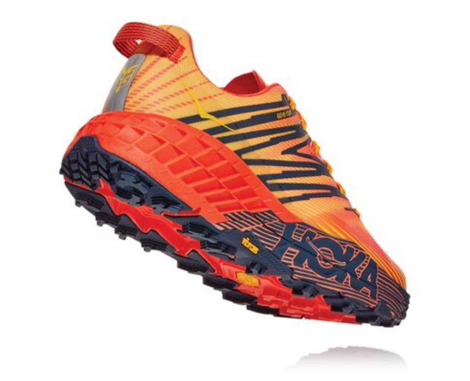 Hoka Speedgoat 4 Gtx Mandarin Vörös Arany Fúziós