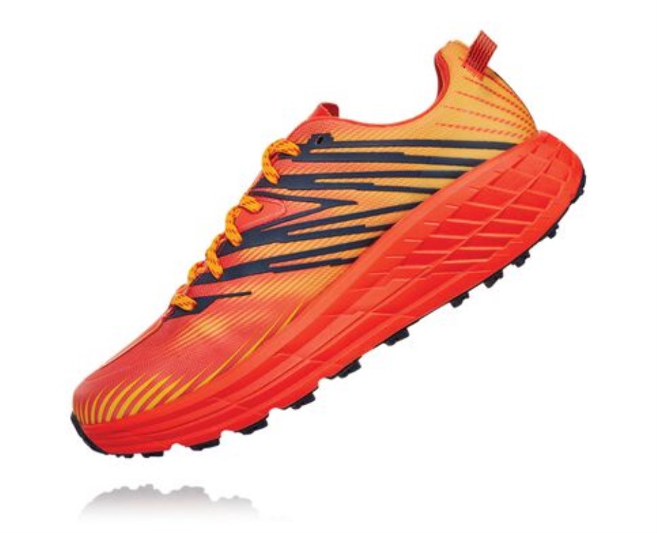 Hoka Speedgoat 4 Gtx Mandarin Vörös Arany Fúziós