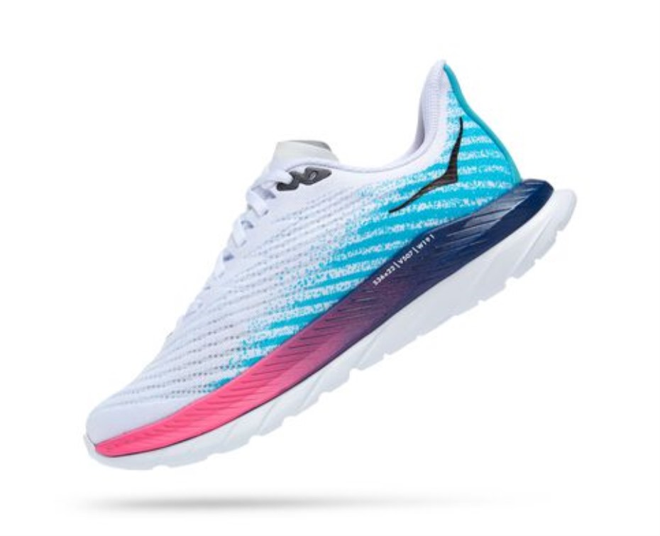 Hoka Mach 5 Fehér Búvárkék