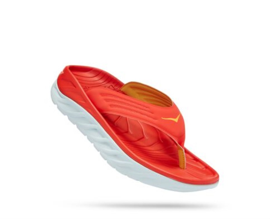 Hoka Ora Recovery Flip Fiesta Borostyánsárga