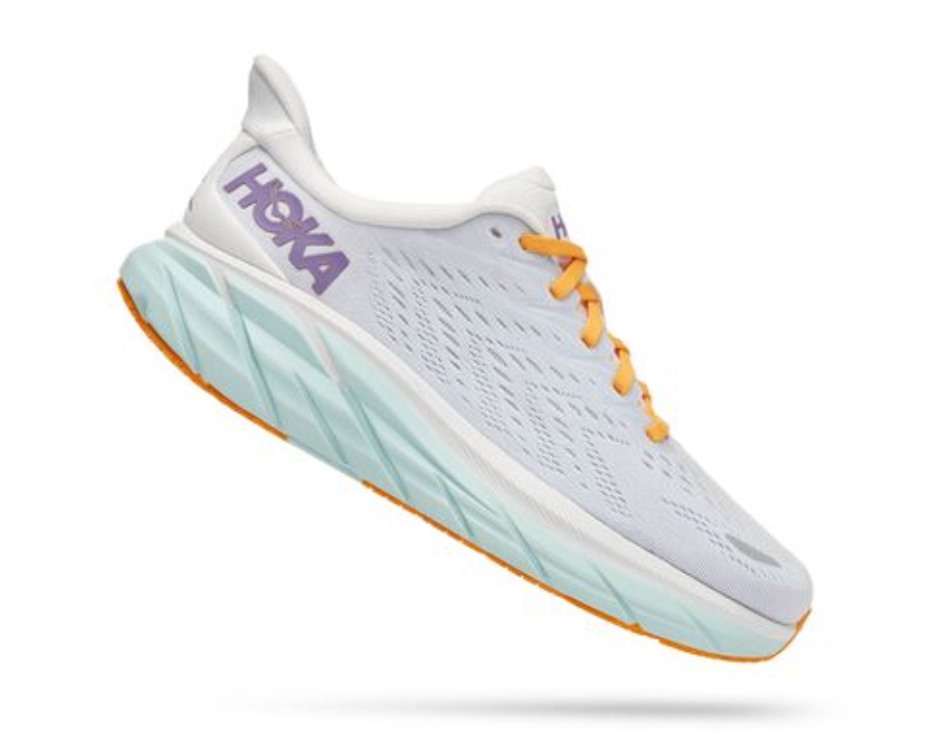 Clifton 8 Hoka Blanc De Blanc Fehér