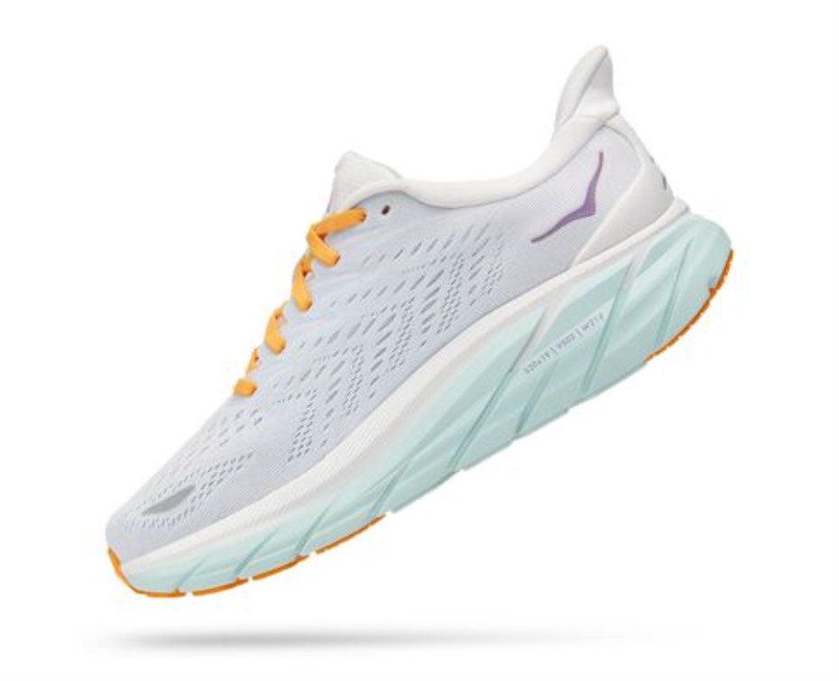 Clifton 8 Hoka Blanc De Blanc Fehér
