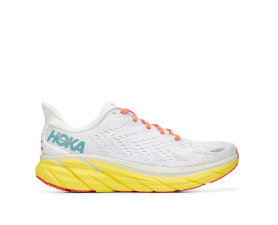 Clifton 8 Hoka Blanc De Blanc Világító