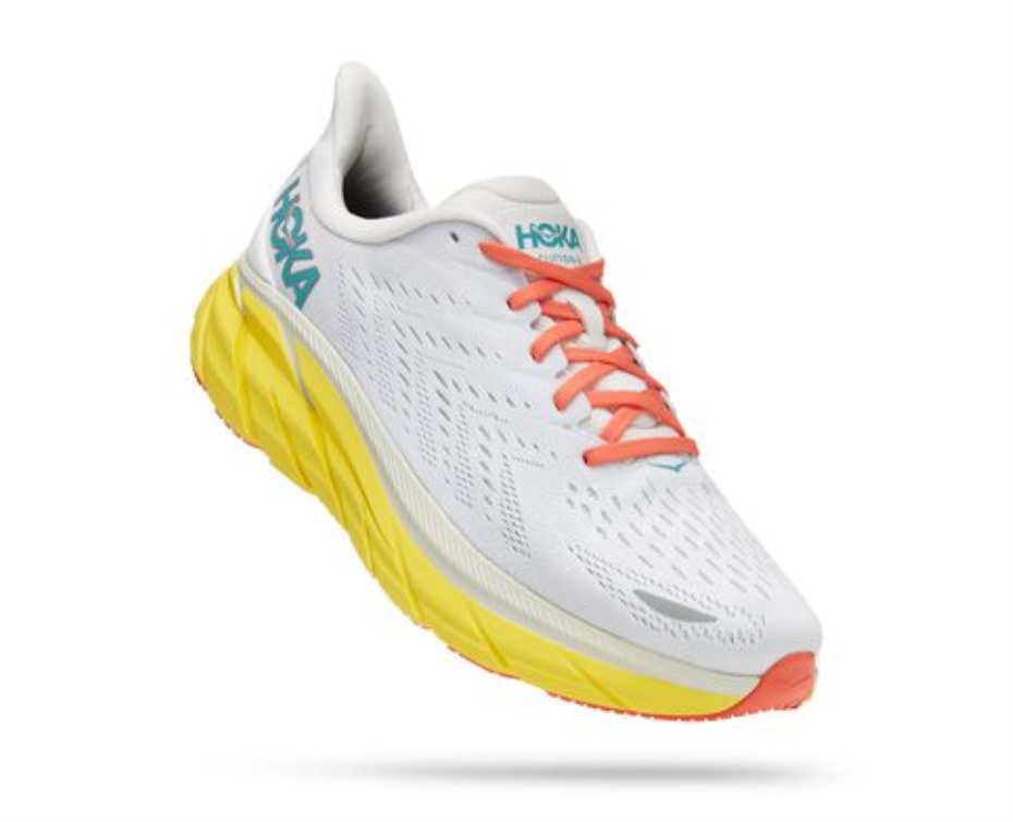 Clifton 8 Hoka Blanc De Blanc Világító