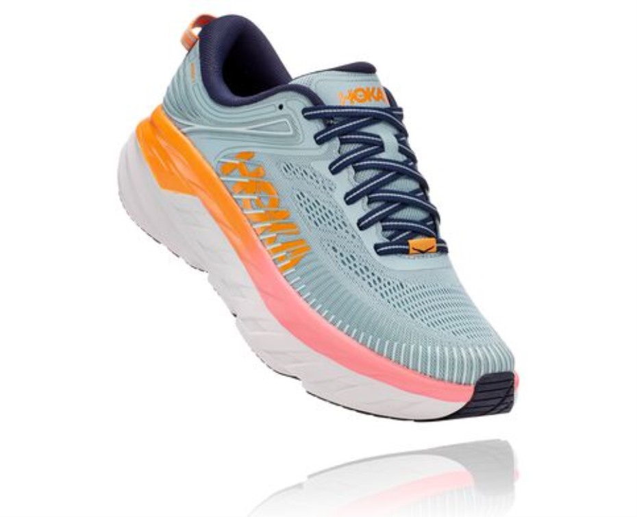 Bondi 7 Hoka Blue Haze Fekete írisz