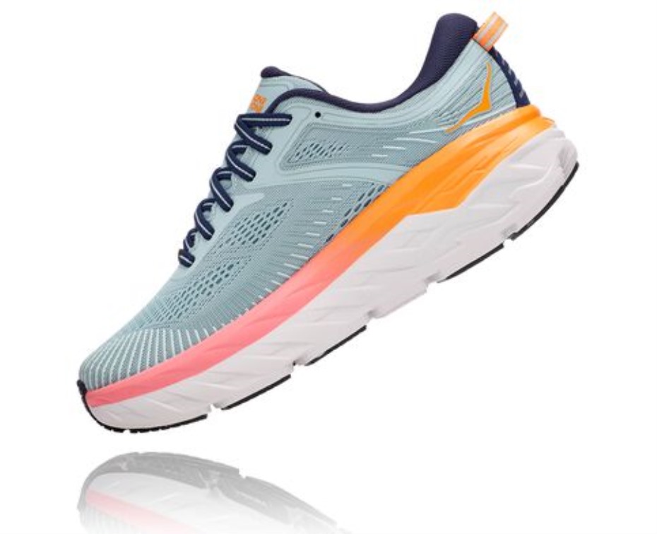 Bondi 7 Hoka Blue Haze Fekete írisz