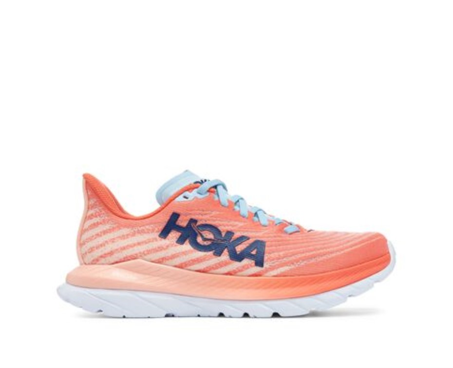 Hoka Mach 5 Kamélia őszibarack Parfé
