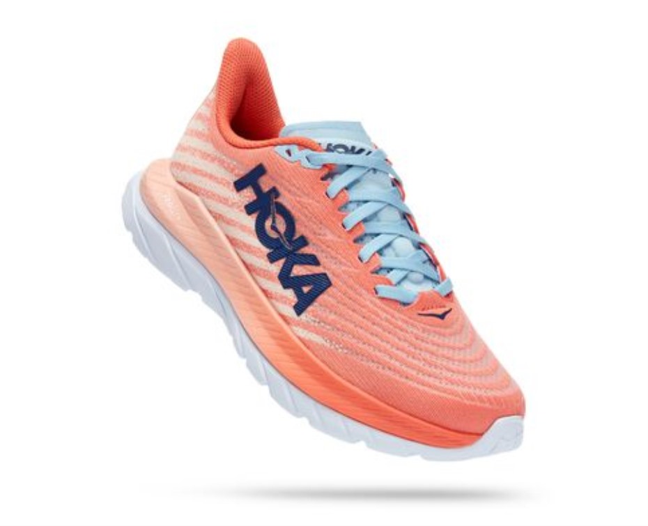Hoka Mach 5 Kamélia őszibarack Parfé