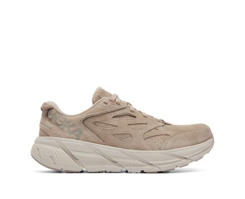 Hoka Clifton L Velúr Egyszerűen Taupe Habkő