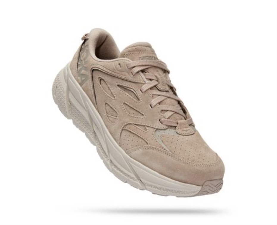 Hoka Clifton L Velúr Egyszerűen Taupe Habkő