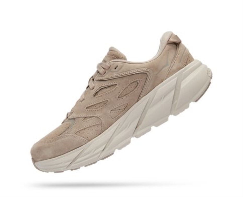 Hoka Clifton L Velúr Egyszerűen Taupe Habkő