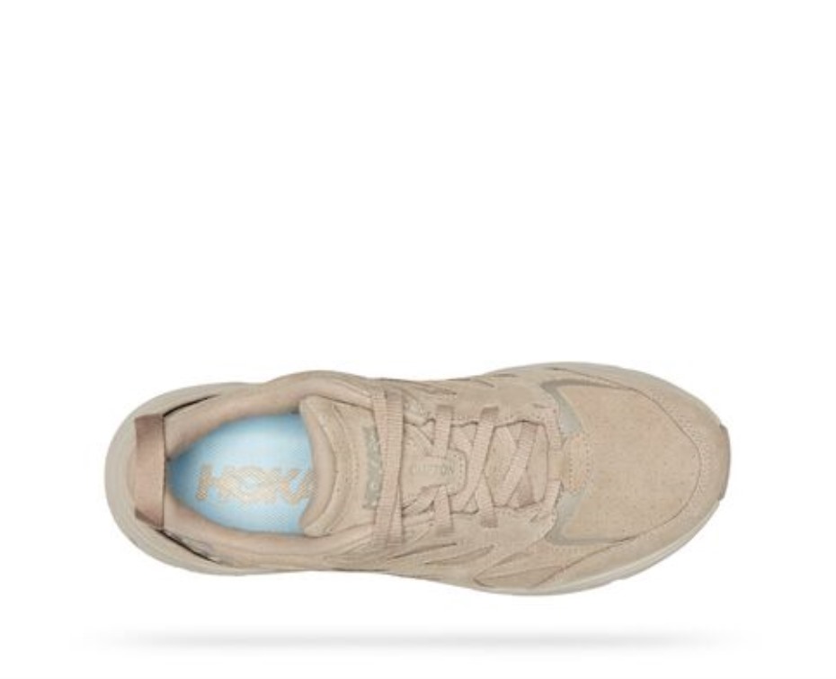 Hoka Clifton L Velúr Egyszerűen Taupe Habkő
